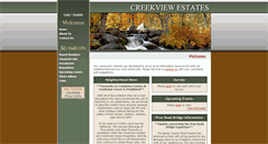 Desktop Screenshot of creekview-hoa.com
